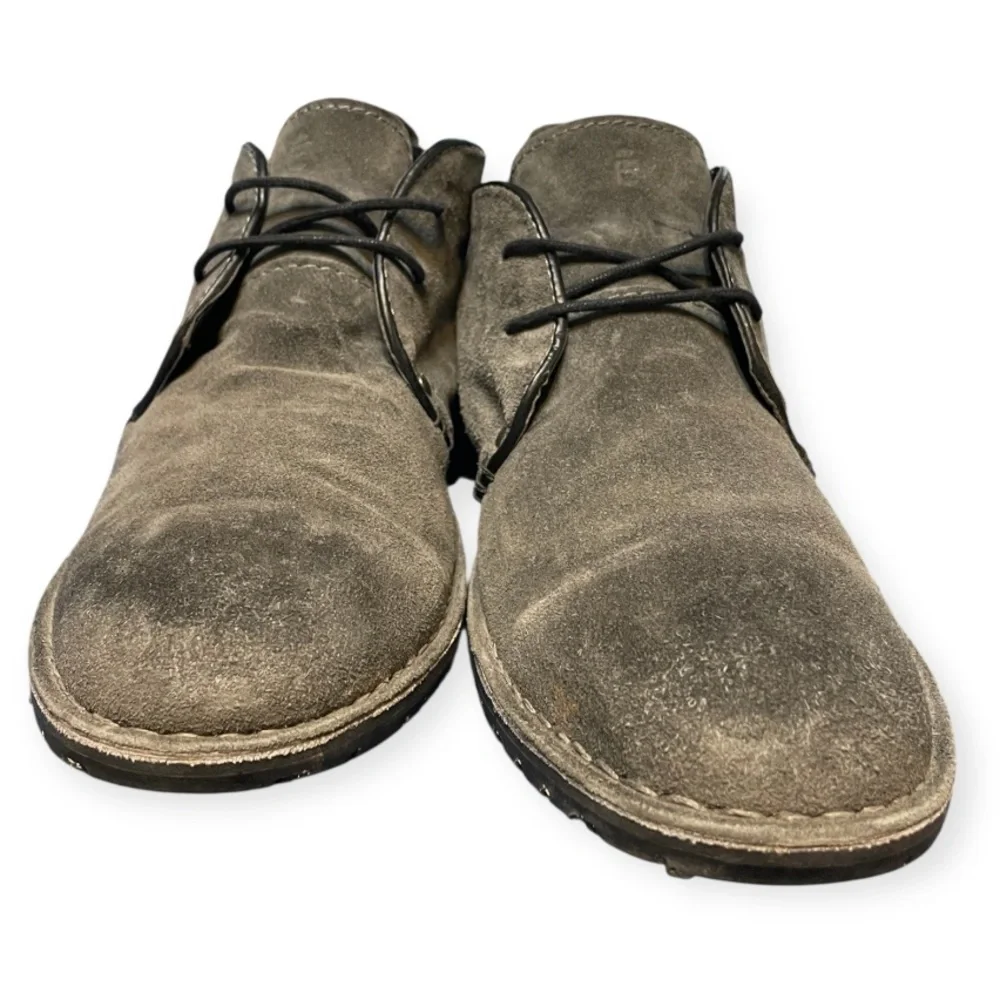 Men's Crevo Longport Suede Chukka Shoes Size 9.5 Charcoal